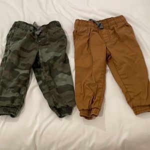 Carters baby boy poplin joggers